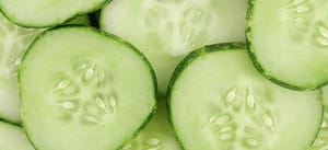 rodajas de pepinos