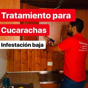 Tratamiento Fumigación de cucarachas (infestación baja) 1 Año de Garantía