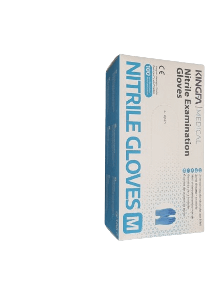 Guantes de nitrilo azul - Imagen 2